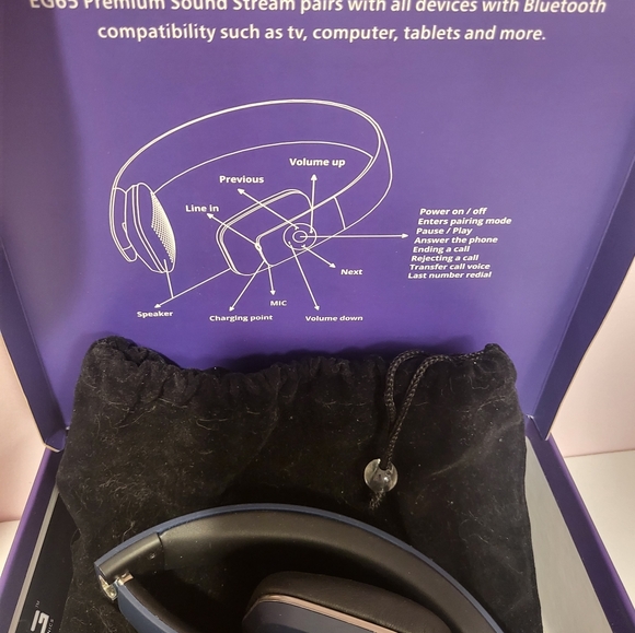 E3 electronics headphones maximum sound quality comes w/ a warranty lifetime nib - Picture 15 of 16